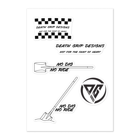 Death Grip Designs Sticker Sheet